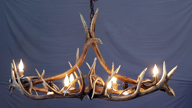Longs Peak Antler Chandelier Small Oval Elk Longs Peak Antler Chandelier Small, Restoration Hardware Adirondack Antler Chandelier