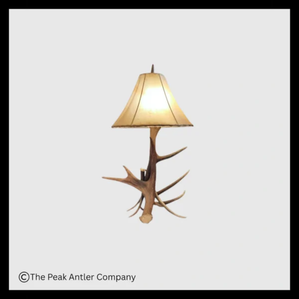 Moose & Elk Antler Table Lamp