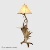 Moose & Elk Antler Floor Lamp - Thumbnail Image 2
