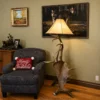 Moose & Elk Antler Floor Lamp - Thumbnail Image 4