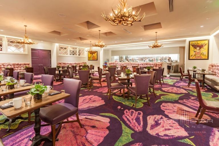 Antler Chandelier in a conference room