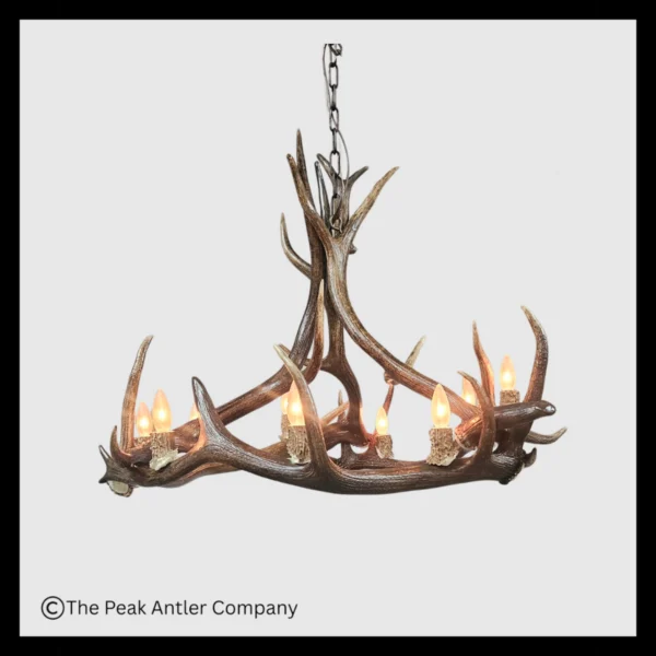 Pyramid Peak Elk Antler Chandelier