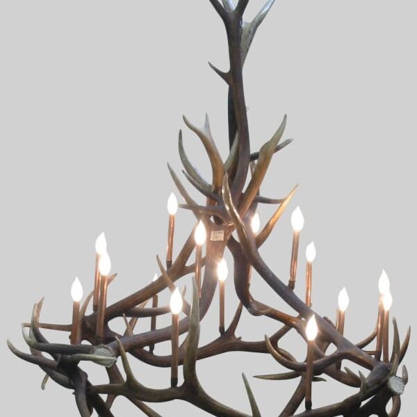 wilson peak elk chandelier