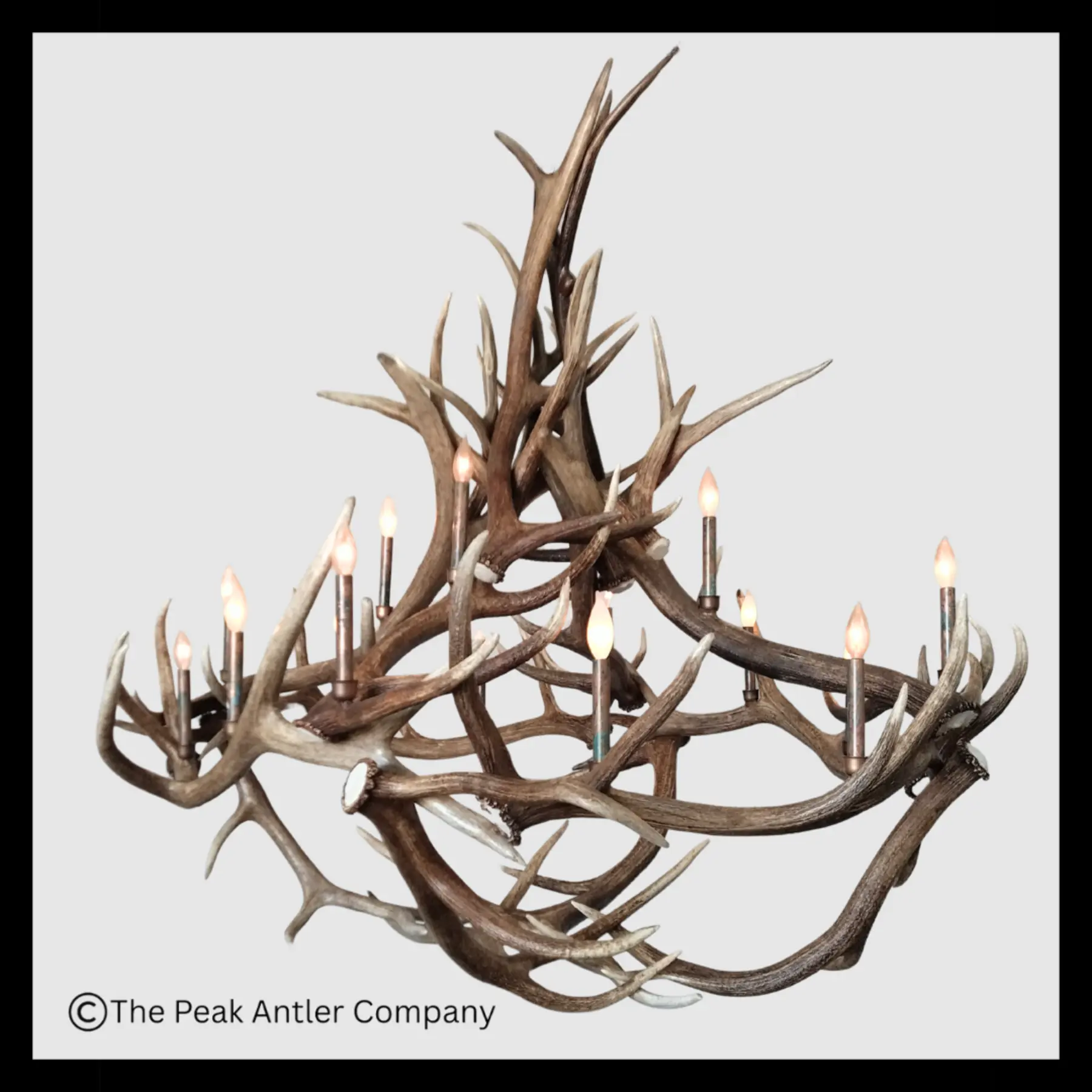 Wilson Peak Elk Antler Chandelier