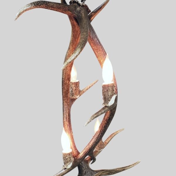 ellingwood elk antler pendant light with 4 lights