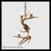 Mt Bierstadt Whitetail Antler Pendant Light color finish options for chandelier different styles of candle cup for antler light fixtures Mt Bierstadt Whitetail Antler Pendant Light