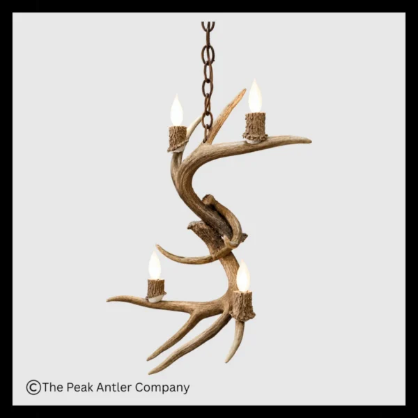 Mt Bierstadt Whitetail Antler Pendant Light color finish options for chandelier different styles of candle cup for antler light fixtures Mt Bierstadt Whitetail Antler Pendant Light