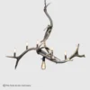 small linear elk antler chandelier