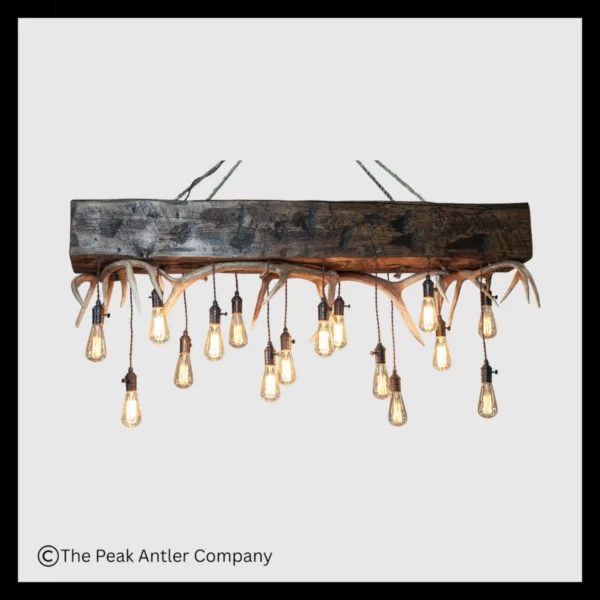 Timberline Elk & Whitetail Deer Antler Chandelier
