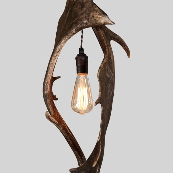 fallow deer pendant light with 1 lights, the zapata falls