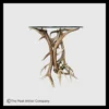 Elk & Mule Deer Antler End Table