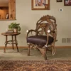 Elk & Fallow Deer Antler Chair pictured in a home living room
