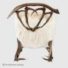 detailed view of the backside of the Alpine Elk Antler Chair & Ottoman