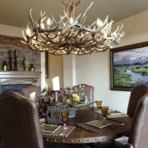 Mt Elbert over a round dinning table