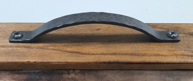 side view slim hammered drawer pull