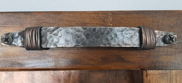 hand hammered drawer pull