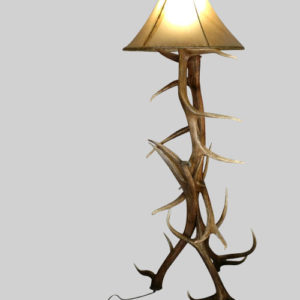 alpine elk floor lamp