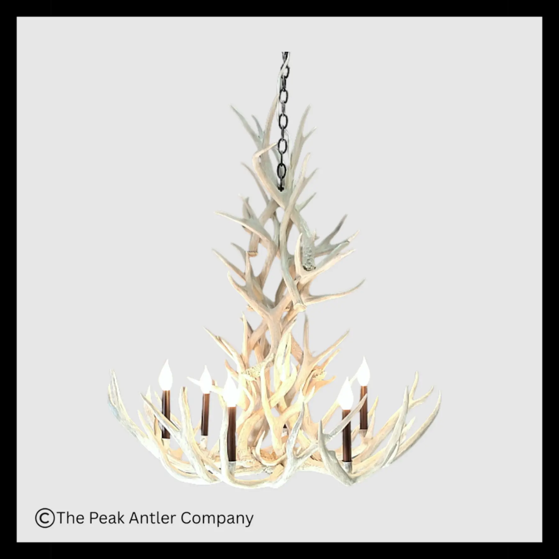 503 Nordic White Series Mule Deer Antler Chandelier 1800x1800 Nordic White Series Mule Deer Antler Chandeliers