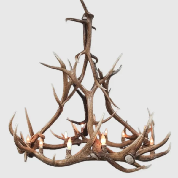 Castle Peak Elk Antler Chandelier