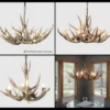 Farmhouse Mule Deer Antler Chandelier Series