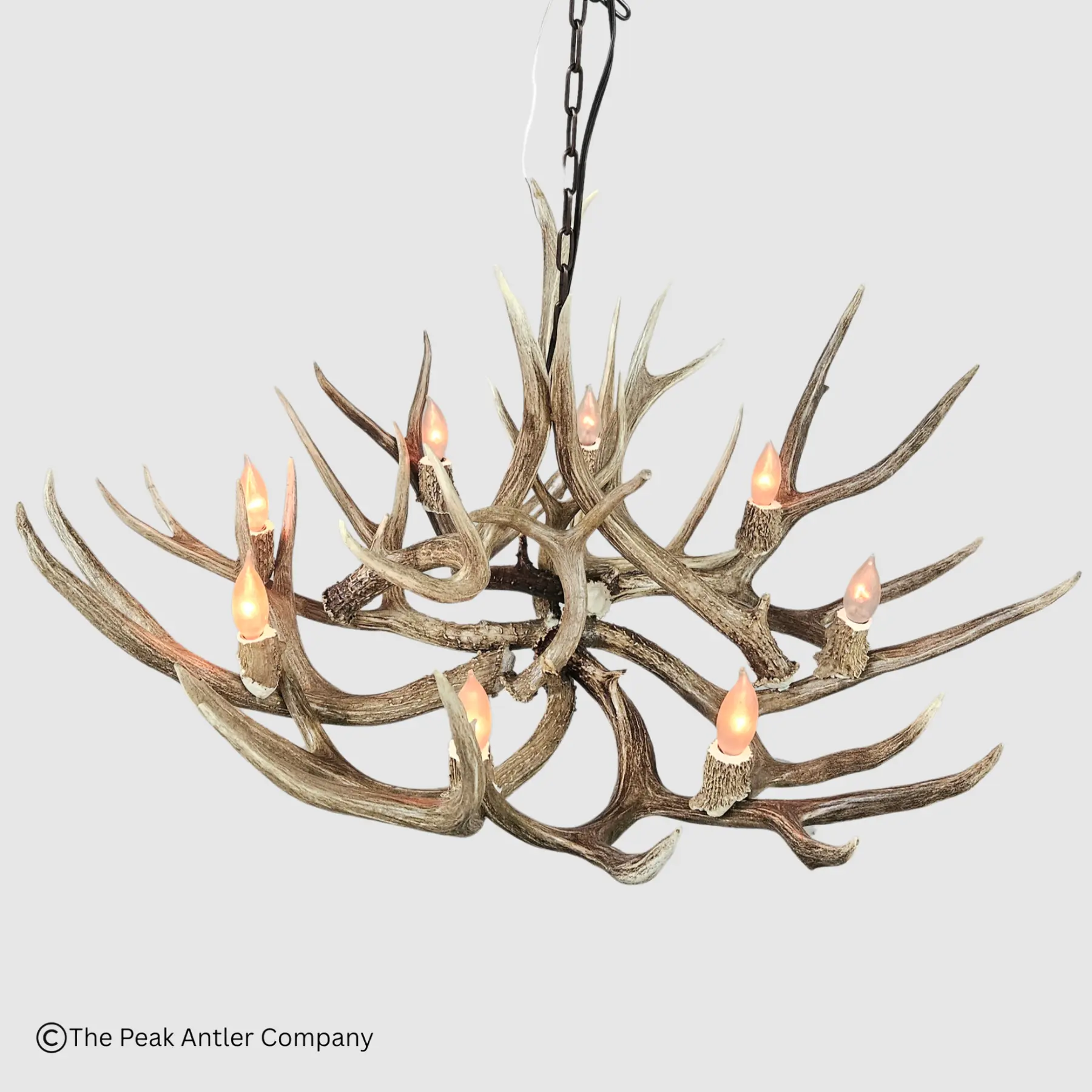 looking down on a large mule deer farmhouse