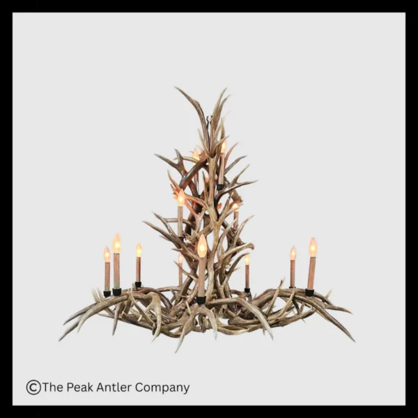 505 Ponderosa Series Mule Deer Antler Chandeliers