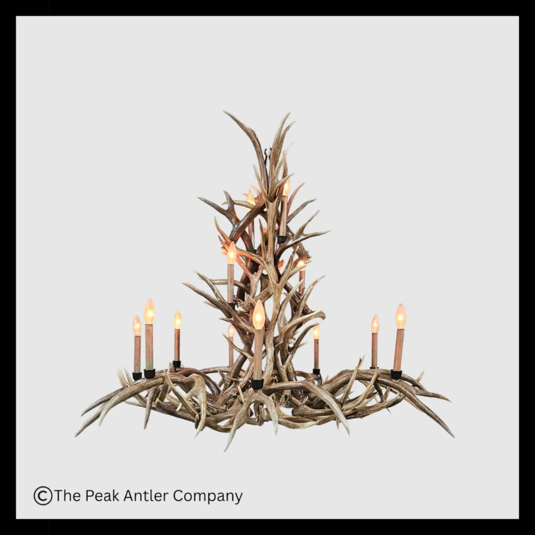 505 Ponderosa Series Mule Deer Antler Chandeliers
