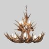 small 12 lights bristlecone chandelier