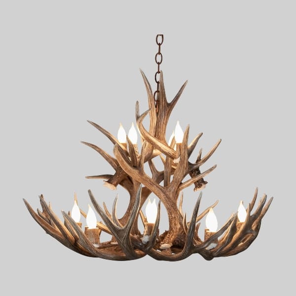small 12 lights bristlecone chandelier