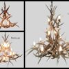 ponderosa mule deer series chandeliers