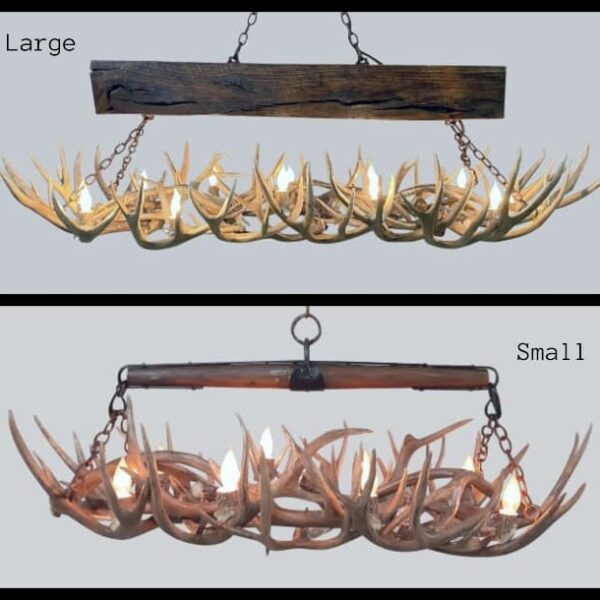 snowmass mule deer antler series chandeliers