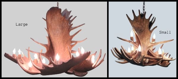uncompahgre peak series moose antler chandeliers