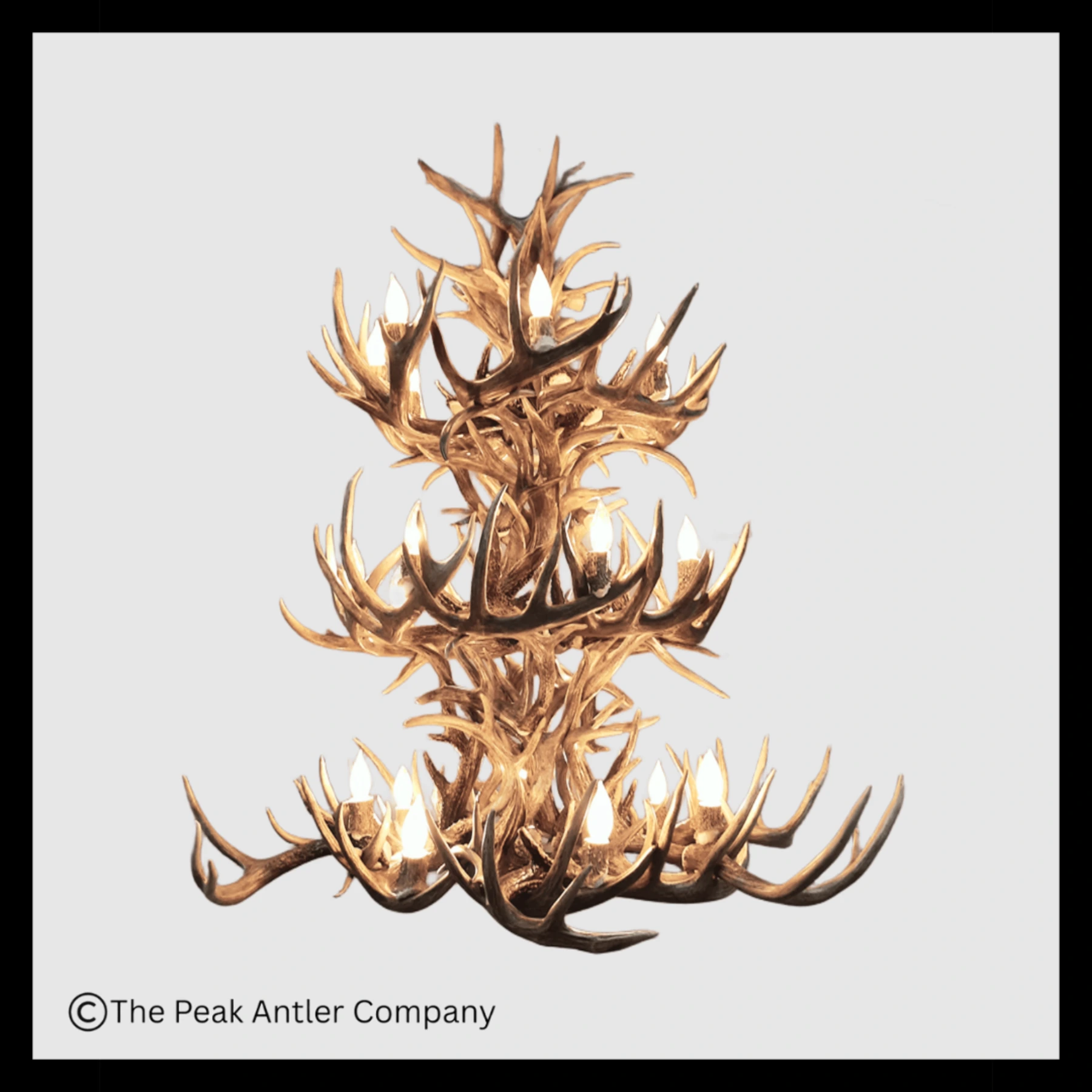 La Plata Peak Whitetail Antler Series Chandeliers