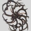 bottom view of our oval little bear peak chandelier 