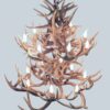 looking down on a medium la plata peak chandelier