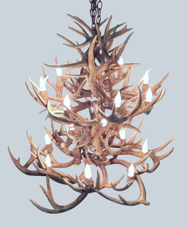 looking down on a medium la plata peak chandelier