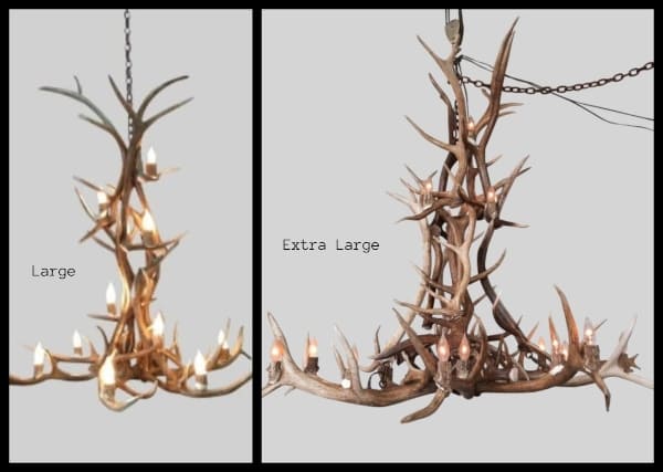 redcloud peak series elk antler chandeliers