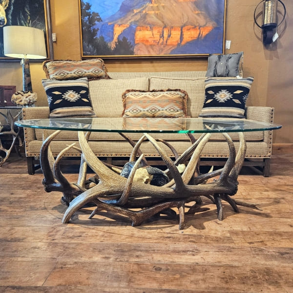 Wilderness Reverence Ram Skull Coffee Table