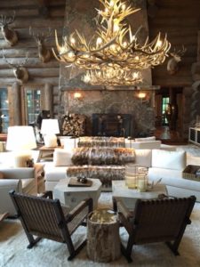 two mt elbert chandeliers in meekers lodge