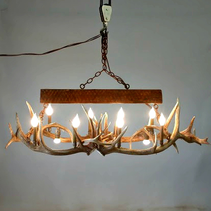 elk antler chandeliers